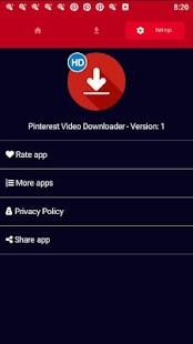 Download Video for Pinterest Screenshot