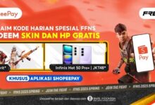 Dapatkan Skin Free Fire Keren! Klaim Kode Redeem di ShopeePay!