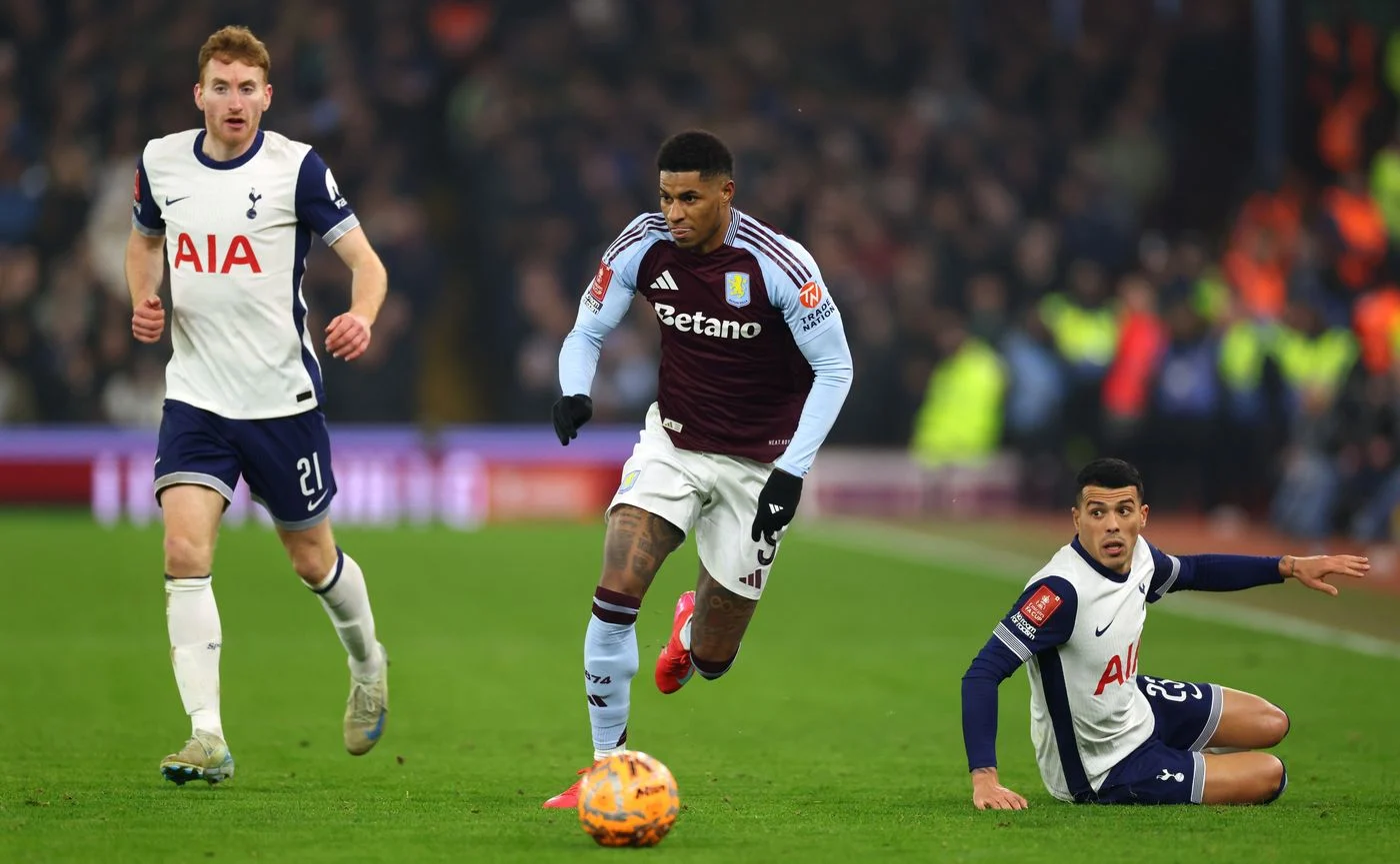 Debut Rashford Sukses, Aston Villa Melenggang ke Putaran Lima FA Cup!