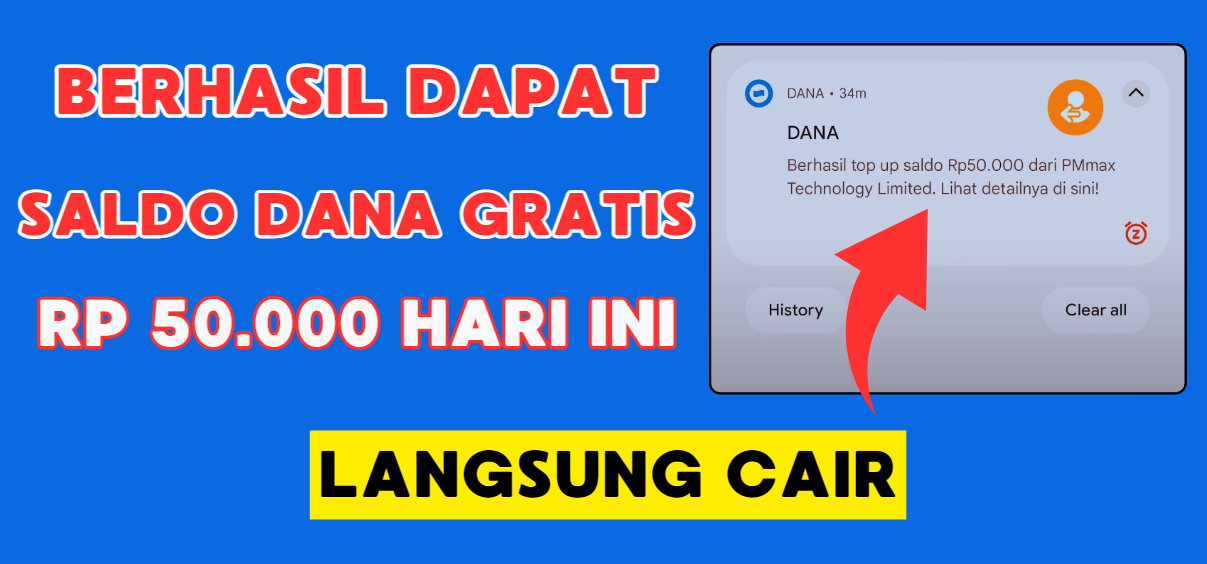 Hari Ini Dapat Saldo DANA Gratis Rp50.000 dari Aplikasi Viral!