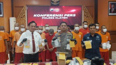 Polres Klaten Ungkap 11 Kasus Narkoba, 18 Pengedar Diciduk!