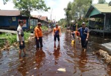 12 Kelurahan di Palangka Raya Masih Terjerat Banjir, Warga Khawatir