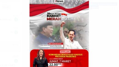 30 Menit Bersama Kabinet Merah Putih Malam Ini di iNews!