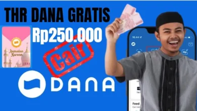 Akhirnya CAIR! THR DANA Rp250.000 Gratis di LINK DAGET Ini!