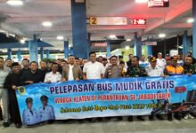 Bupati Klaten Lepas 10 Bus Mudik Gratis untuk Warga Jabodetabek