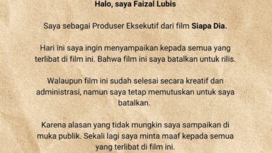 Film Siapa Dia Karya Garin Nugroho Batal Rilis, Kenapa Ya?