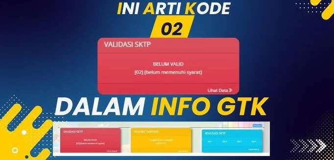 Ini Arti Kode 02, 04, 06, 07, 08, 13, 16, 17, 19 di Info GTK TPG 2025!