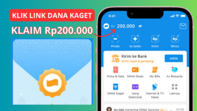 Klaim Sebelum Habis! Dapatkan Rp200.000 dari DANA Kaget!