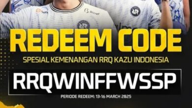 Kode Redeem Free Fire 13 Maret 2025: Dapat Katana Spesial RRQ!