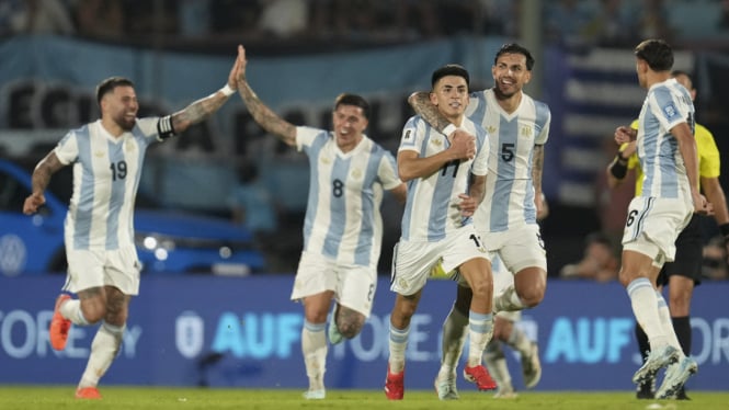 Messi dan Martinez Absen, Argentina Tetap Kalahkan Uruguay!