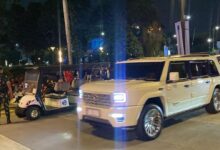 Naik Mobil Maung, Prabowo Sambangi GBK untuk Nonton Indonesia vs Bahrain