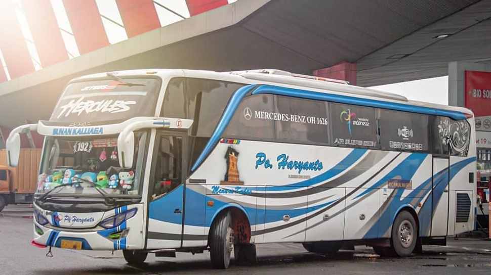 Pesan Tiket Bus PO Haryanto Online Mudik Lebaran 2025, Simak Tarifnya!