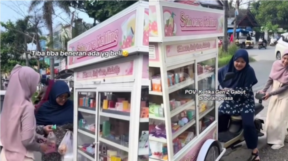 Viral! Cewek Gabut Jual 'Skincare Keliling', Respon Masyarakat Mengejutkan