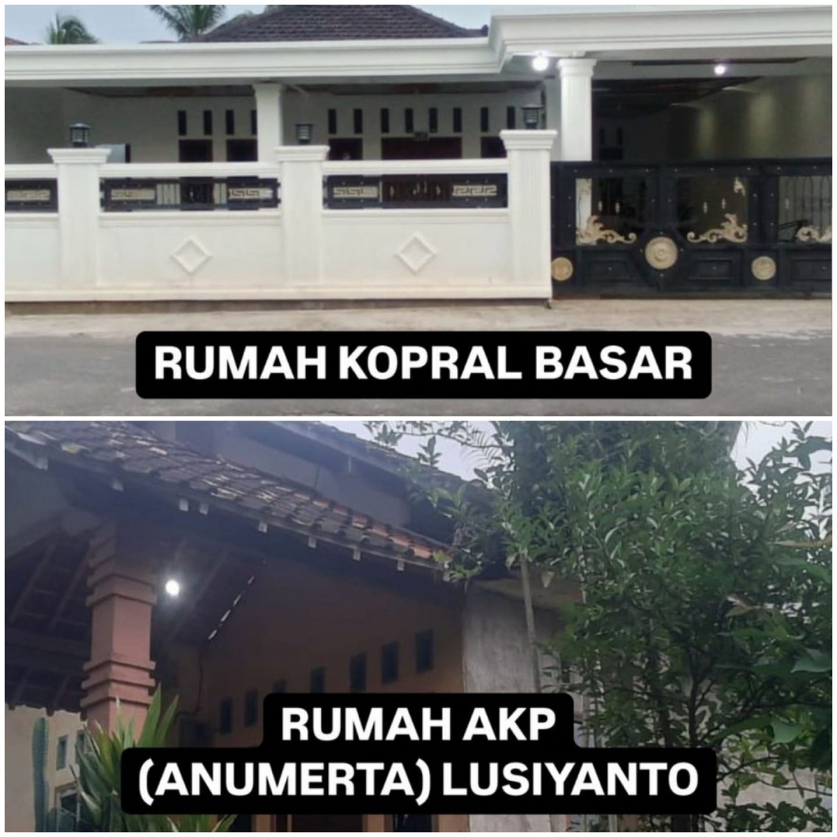 Viral! Rumah Mewah TNI Terduga Penembakan Polisi di Lampung