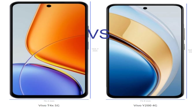 Vivo T4x 5G vs Vivo Y200 4G: Siapa yang Unggul? Simak Perbandingannya!