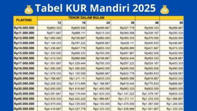 KUR Mandiri 2025: Simak Daftar Pinjaman dan Suku Bunga UMKM!