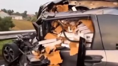 Mobil SUV Lawan Arah Tabrakan di Tol Pemalang-Batang, Bawa Rokok Cukai!