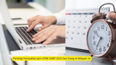 Penting! Perubahan Jam UTBK SNBT 2025 Sesi Siang di Wilayah Ini