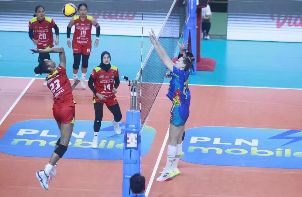 Thompson Bersinar: Pertamina Raih Kemenangan atas Electric di Proliga 2025