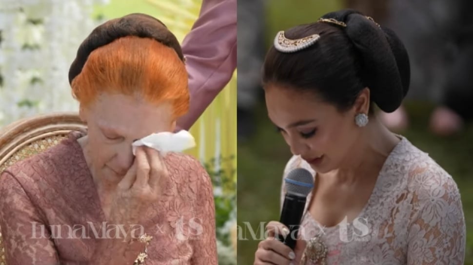 Detik Haru: Suara Bergetar Luna Maya Nangis Minta Restu Ibu