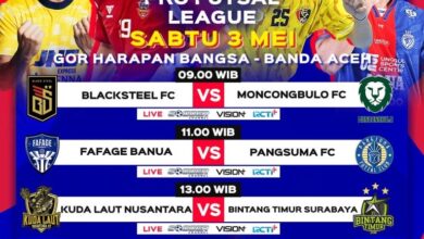 Jadwal Siaran Langsung Pekan ke-8 Pro Futsal League 2024-2025