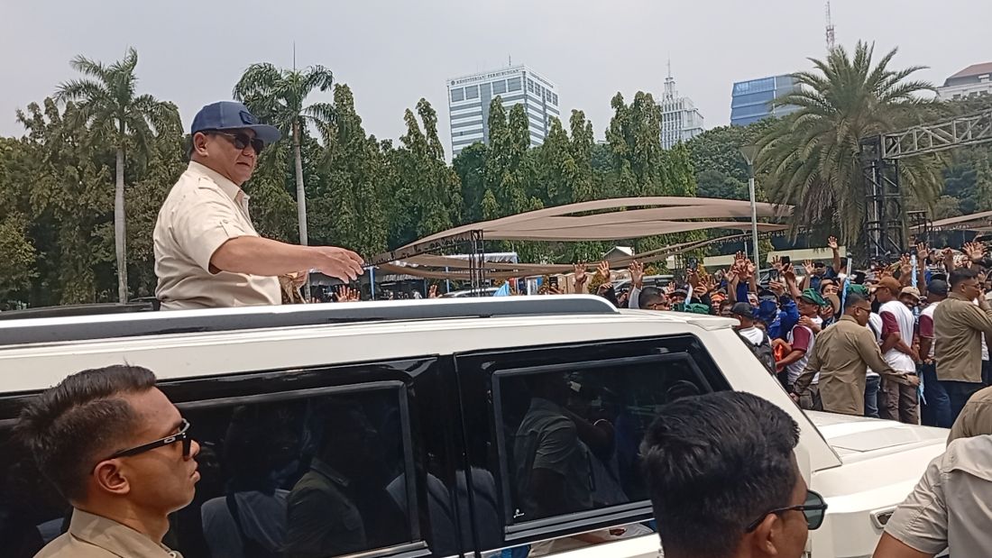 Prabowo: Meskipun Kalah 4 Kali, Buruh Selalu di Sisi Saya!