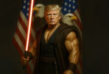 Rayakan Hari Star Wars, Gedung Putih Unggah AI Trump Jadi Jedi!