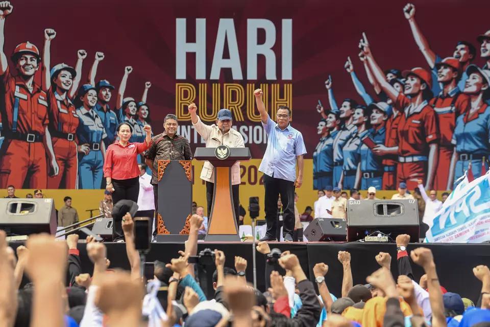 Sederet Janji Menarik Presiden Prabowo di Hari Buruh 2025