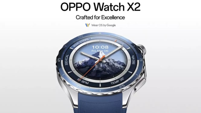 Smartwatch Oppo Watch X2 Kini Hadir di Indonesia, Harga Rp 5,999 Juta!
