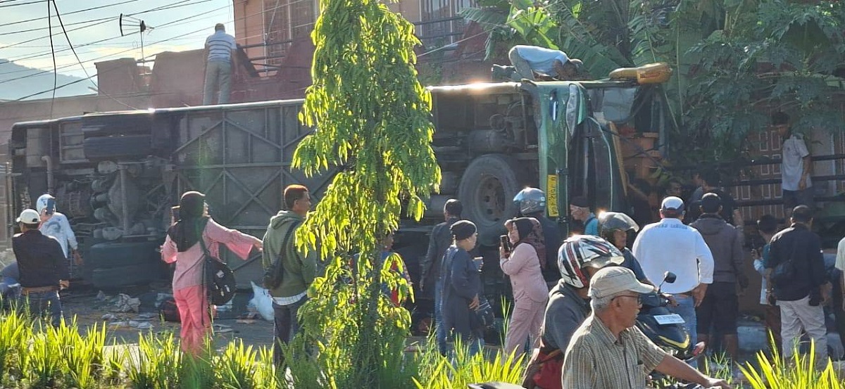 Tragis! Korban Meninggal Kecelakaan Bus ALS di Padang Panjang Meningkat Jadi 12